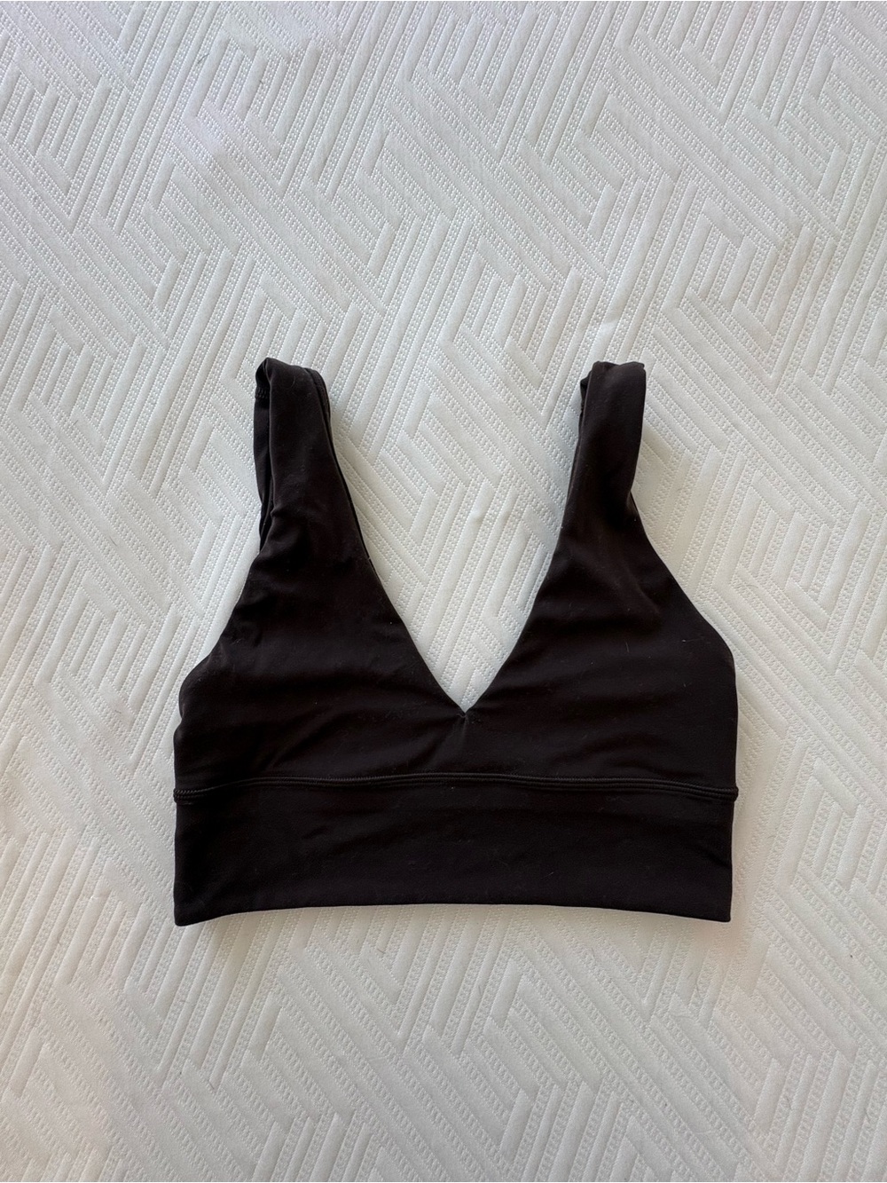 Lululemon V-Neck Brown Sports Bra